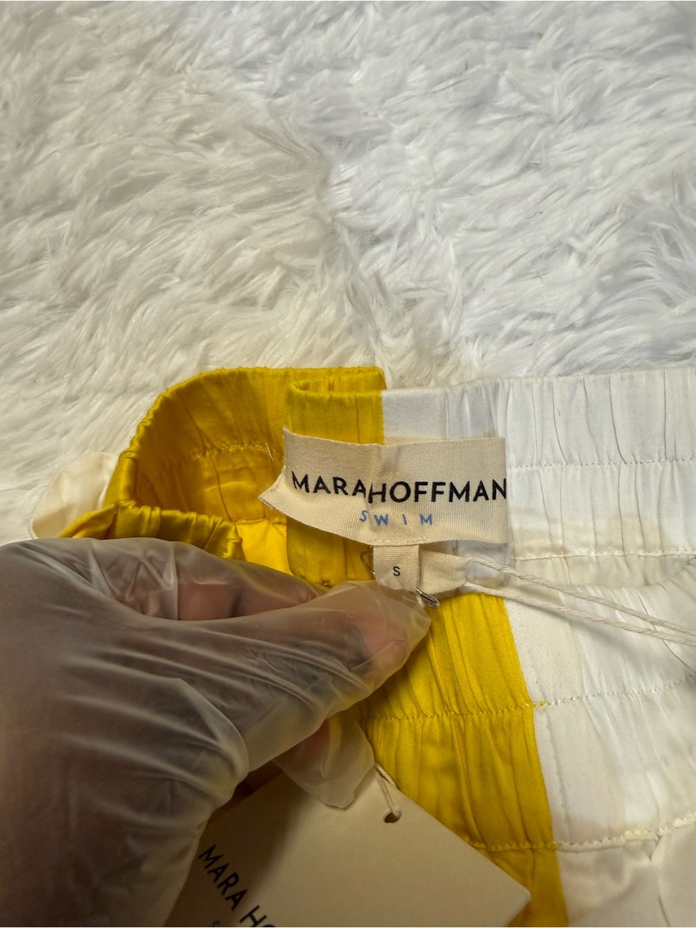Mara hoffman alexa white yellow swim pants - Picture 5 of 14